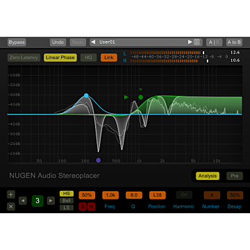 Ferramenta de panorâmica dependente de frequência - NUGEN Stereoplacer - NUGEN Audio  | Utility-NUGEN Stereoplacer - NUGEN Audio  | Utility ID-86764