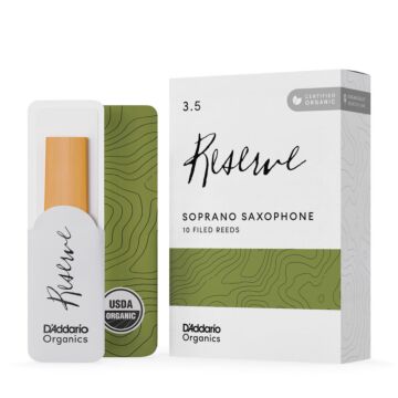 Palheta Sax Soprano (10) DAddario Organic Reserve ODIR1035