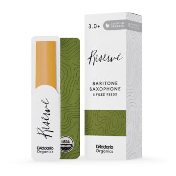 Palheta Sax Barítono 3.0 (5 Unid) DAddario Organic Reserve modelo ODLR05305