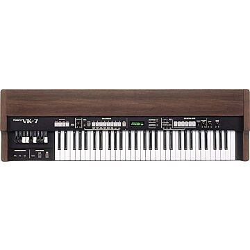 Orgão Roland VK-7 com som autêntico e versatilidade profissional.