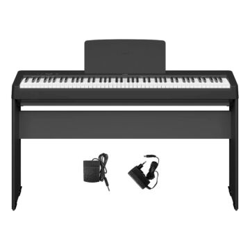 Piano Digital Yamaha P-145BT - 88 Teclas com Bluetooth | Lançamento-Instrumento + suporte L100