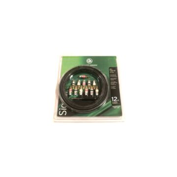 Kit Cabos RCA Duplos 12 Plugues 3.66m D Addario PW-RCADK-12