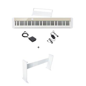 Piano Digital Casio Privia PX-S1100-Instrumento + suporte Opus-MELLOW BEIGE