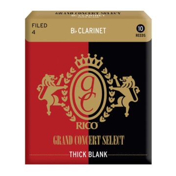 Palheta Clarineta Bb 4.0 (10 Peças) D Addario Grand Concert modelo RGT10BCL400