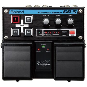 roland gr-s v-guitar pedaleira
