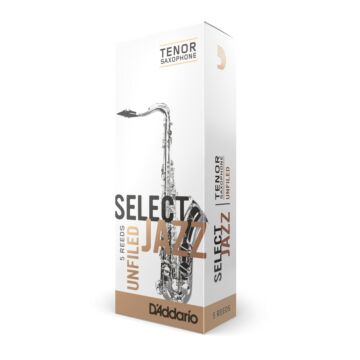 Palheta Sax Tenor 2H Unfiled (5 Peças) D Addario Select Jazz modelo RRS05TSX2H