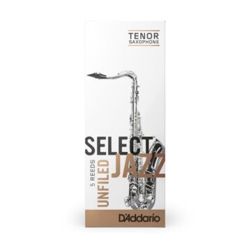 Palheta Sax Tenor 3S Unfiled (5 Peças) D Addario Select Jazz modelo RRS05TSX3S