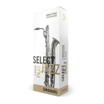 Palheta Sax Barítono 2H (5 Unidades)D'Addario Select Jazz modelo RSF05BSX2H