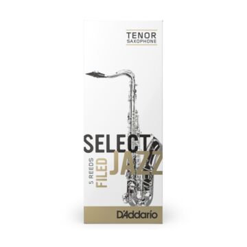 Palheta Sax Tenor 3M Filed (5 Peças) D Addario Select Jazz modelo RSF05TSX3M