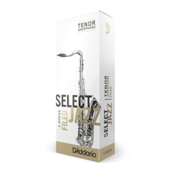Palheta Sax Tenor 4M Filed (5 Peças) D Addario Select Jazz modelo RSF05TSX4M
