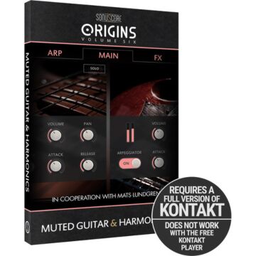 Sonuscore Origins Vol.6: Muted Guitar & Harmonics - BOOM LIBRARY | Libraries