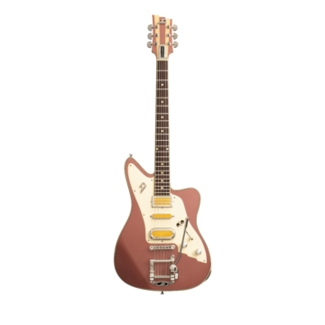 Guitarra Duesenberg Alliance Series Bros. Landreth Joey's Guitar Eletrica Catalina Sunset Rose com Case