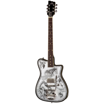 Guitarra Duesenberg Johnny Depp Tremolo Semi-acustica Black com Case