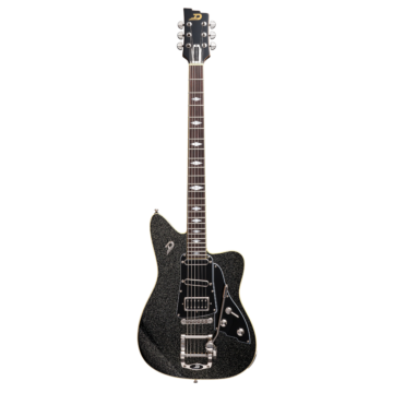 Duesenberg Paloma Baritone Black Sparkle - Vista Frontal Completa