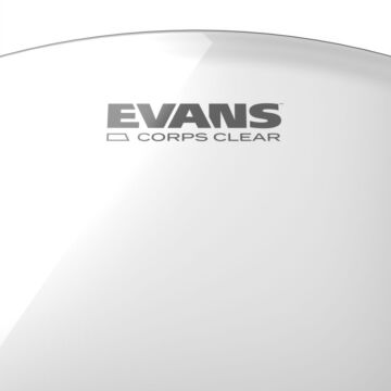 Pele Para Tenor Marcial 14' Evans Corps Transparente TT14CC