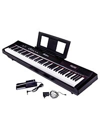 Piano Digital Bulara PB200 88 Teclas Hammer Action - Preto-Instrumento