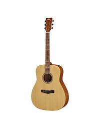 Violão YAMAHA F400 NS, cordas de aço, corpo western