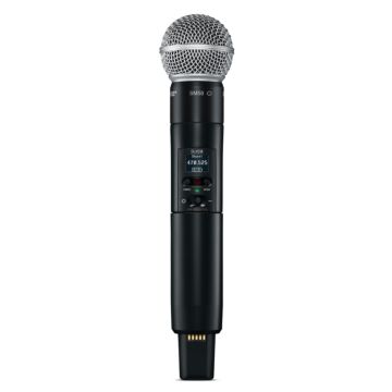 Microfone transmissor Shure SLXD2/SM58 com capsula 1