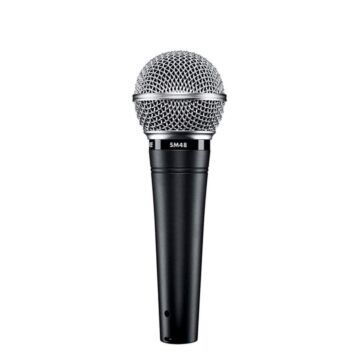 Microfone mao dinamico Shure SM48-LC unidirecional com fio 1