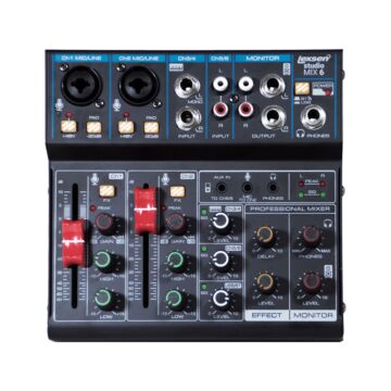 Comprar Mesa de Som 6 Canais Bluetooth Lexsen STUDIO MIX 6 - Compacta - 1