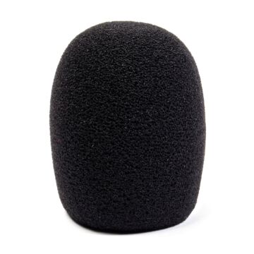 Espuma Para Microfone Preta Storm 05 Unidades 1