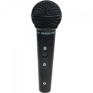 Comprar Microfone Vocal Leson SM58 P4BK Profissional Preto Fosco - 1