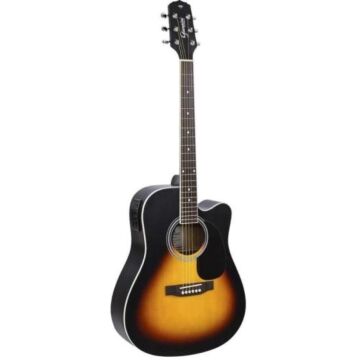 Comprar Violão Giannini GDC1 CEQ Eletroacústico Aço Vintage Sunburst Satin - 1