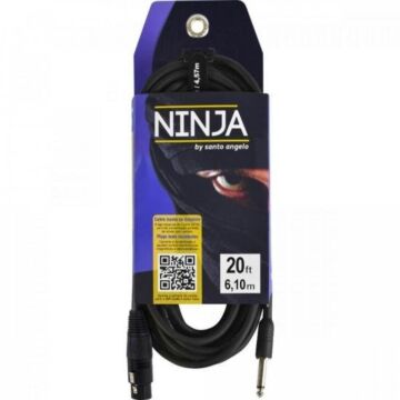Comprar Cabo P10 x XLR Fêmea 6,10m Ninja HG B Santo Angelo - 1