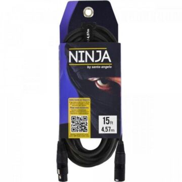 Comprar Cabo XLR Macho x XLR Fêmea 4,57m Ninja LW B Santo Angelo - 1