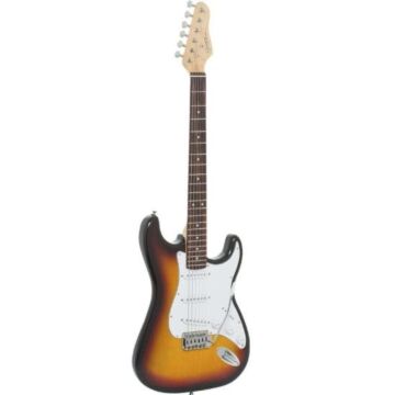 Comprar Guitarra Giannini G100 Sunburst Com Escudo Branco - 1
