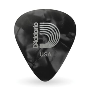 Comprar Palheta Celulóide Preta Perolada Leve D Addario 1CBKP2-10 - 1