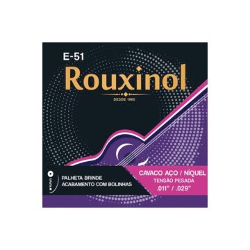 Encordoamento Cavaquinho E-51 Elétrico Acústico Rouxinol 1