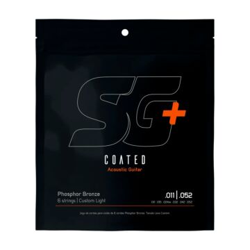 Encordoamento P/violão Fósforo Bronze Sg+ Revestido 011 1