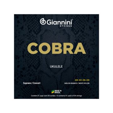 Encordoamento Giannini P/ukulele Nylon Branco Geuksc 1
