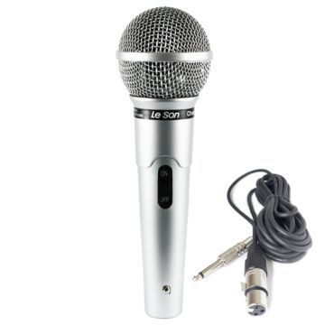 Microfone Mc200 Prata Leson 1