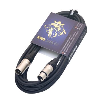 Cabo Para Microfone Balanceado Xlr Xlr 5 Metros Mcb-05 Kng Wireconex 1