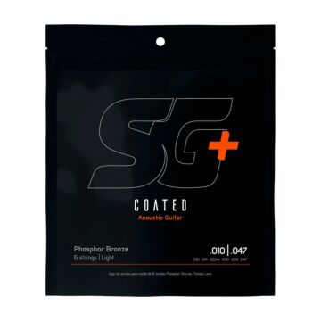 Encordoamento P/violão Fósforo Bronze Sg+ Revestido 010 1
