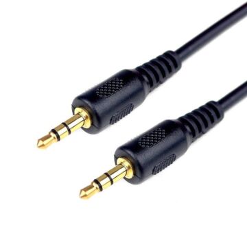 Cabo P2 Estéreo X P2 Estéreo 1,5m Dourado 1