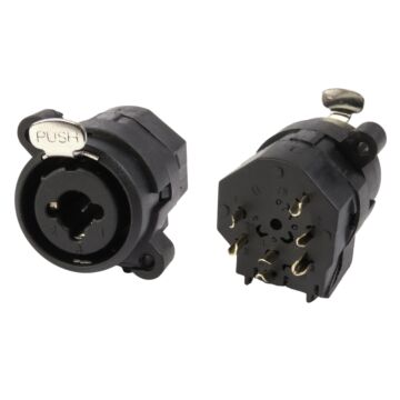 Conector Combo Cannon E J10 De Plástico Storm 10 Unidades 1