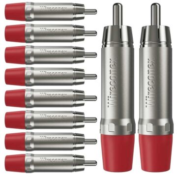 Conector Rca Macho Wc 1212 Rd Wireconex 10 Unidades 1