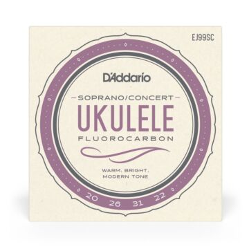 Encordoamento Ukulele Soprano/Concerto D Addario Pro-Arté 1