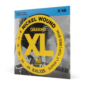 Encordoamento Guitarra 09-46 D Addario XL Nickel EXL125 1