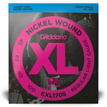 Encordoamento Baixo 4C 45-100 D Addario XL Nickel EXL170S 1