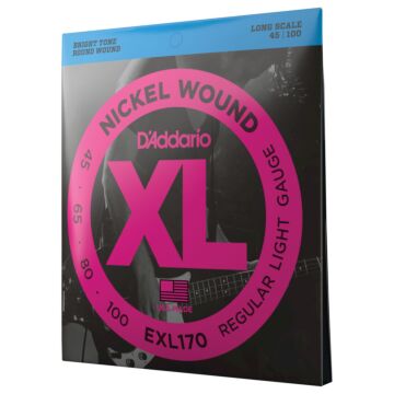 Encordoamento Baixo 4C 45-100 D Addario XL Nickel EXL170 1
