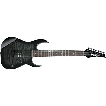 Guitarra 7 Cordas RG GIO Black Sunburst Ibanez GRG7221QA-TKS 1