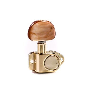 Tarraxa Para Violão Dourada/Marrom Spirit J508BW-GD-R3L3 1