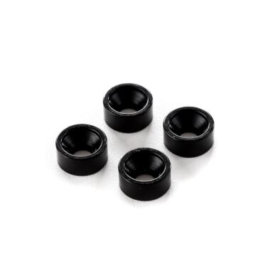 Bucha Trocolos Instrumentos Preta (4 Peças) Spirit JTG-BK 1