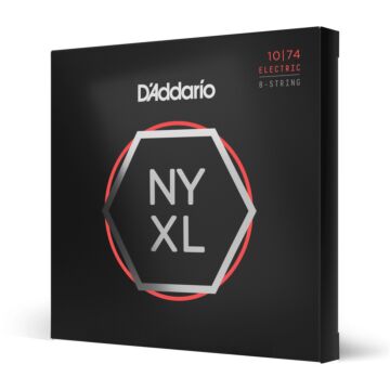 Encordoamento Guitarra 8 Cordas 10-74 DAddario NYXL1074 1