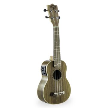 Ukulele Moani WAIKIKI Soprano 21'' Koa Eletro Bag UKBG12-21 1