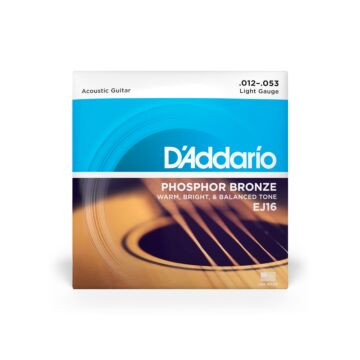 Cordas Para Violão Aço D Addario Phosphor Bronze Ej16 .012-.053 1